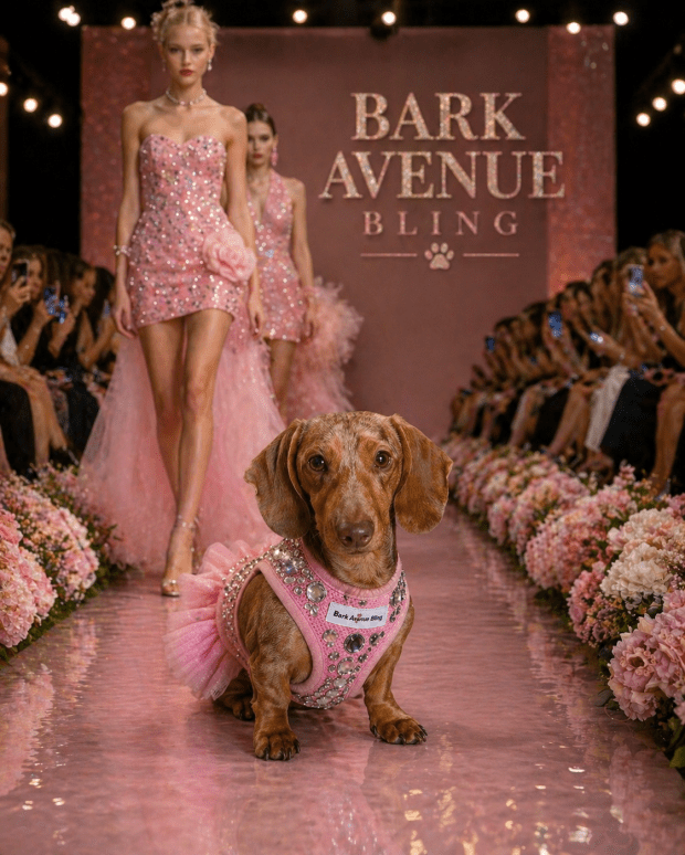 BARK AVENUE BLING, WHERE RUNWAY MEETS PAW WALK